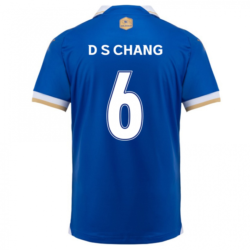 Niño Camiseta Se-Dong Chang #6 Azul Blanco 1ª Equipación 2024/25 La Camisa México