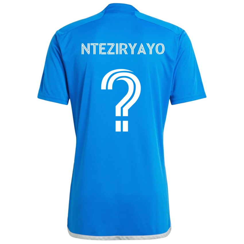 Niño Camiseta Josh Nteziryayo #0 Azul Blanco 1ª Equipación 2024/25 La Camisa México