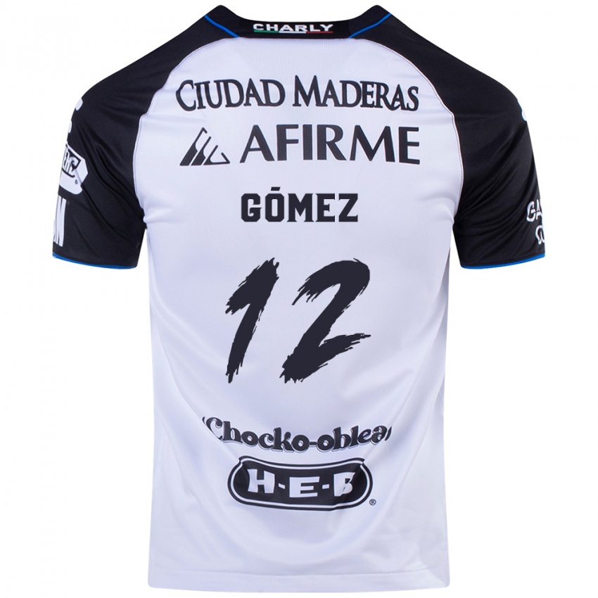 Niño Camiseta Jaime Gómez #12 Azul Negro 1ª Equipación 2024/25 La Camisa México