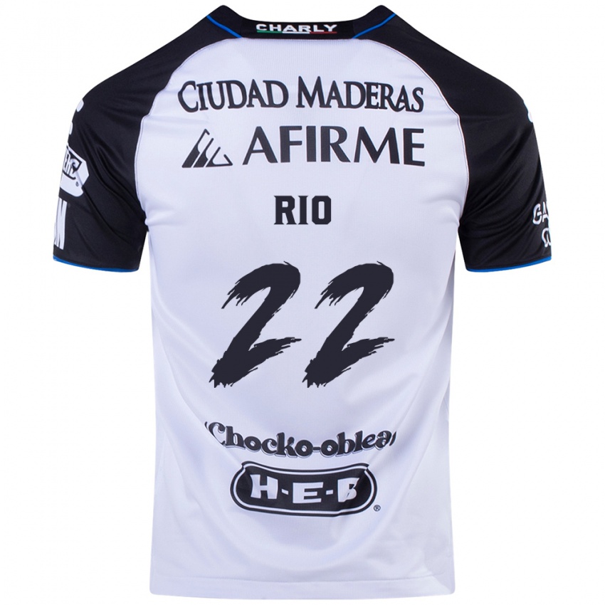 Niño Camiseta Martín Rio #22 Azul Negro 1ª Equipación 2024/25 La Camisa México