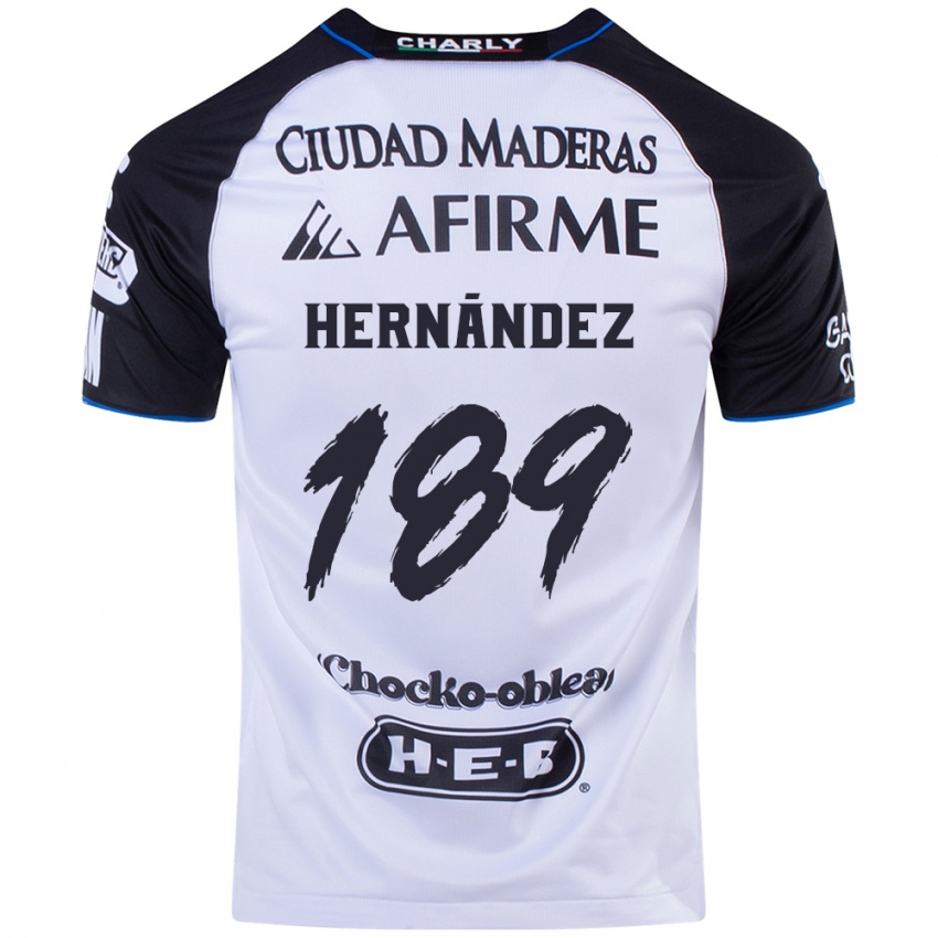 Niño Camiseta Sebastián Hernández #189 Azul Negro 1ª Equipación 2024/25 La Camisa México