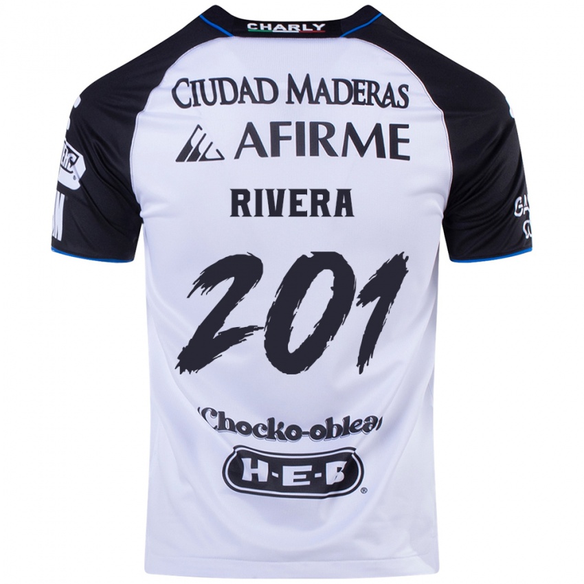 Niño Camiseta Christian Rivera #201 Azul Negro 1ª Equipación 2024/25 La Camisa México