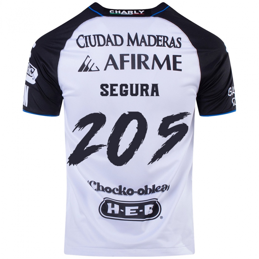 Niño Camiseta Mathías Segura #205 Azul Negro 1ª Equipación 2024/25 La Camisa México