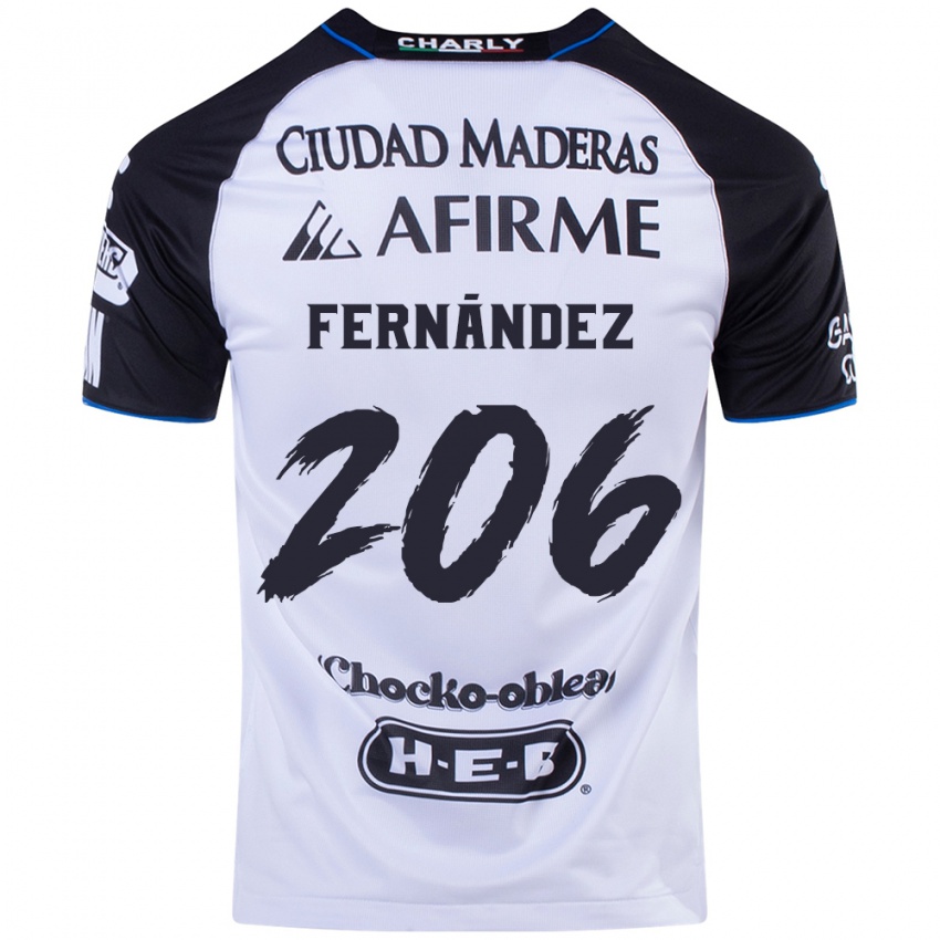 Niño Camiseta Erik Fernández #206 Azul Negro 1ª Equipación 2024/25 La Camisa México