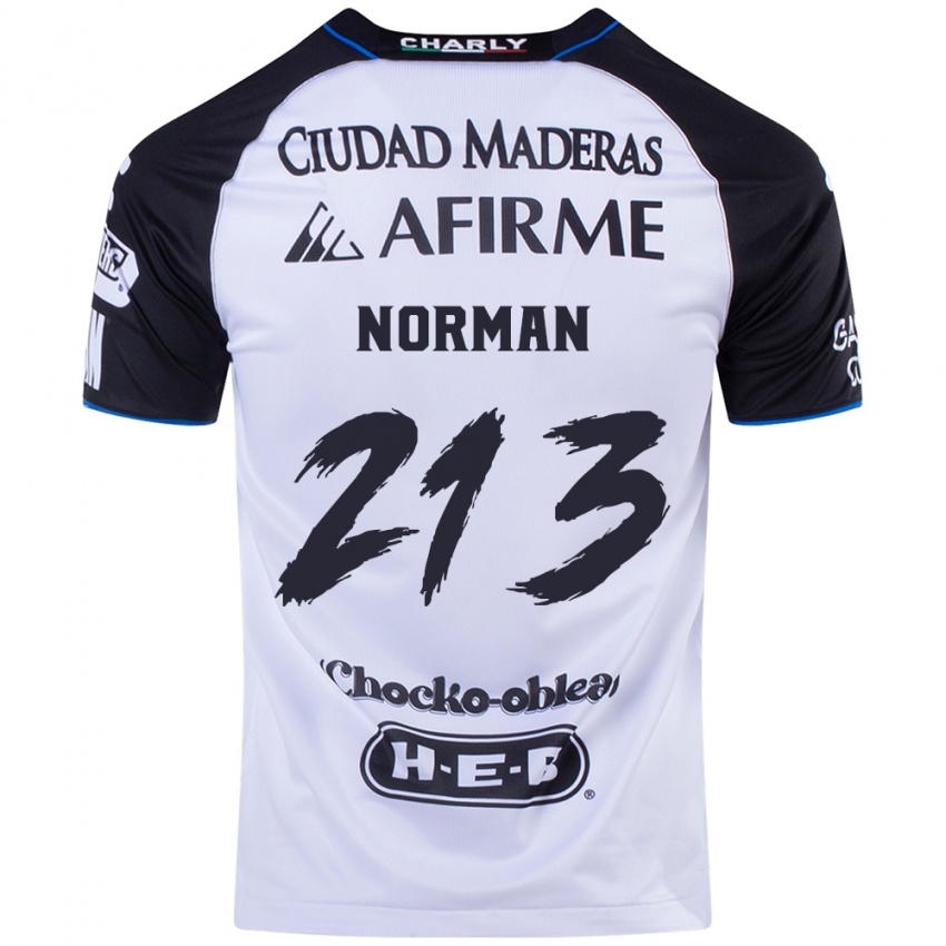 Niño Camiseta Humberto Norman #213 Azul Negro 1ª Equipación 2024/25 La Camisa México