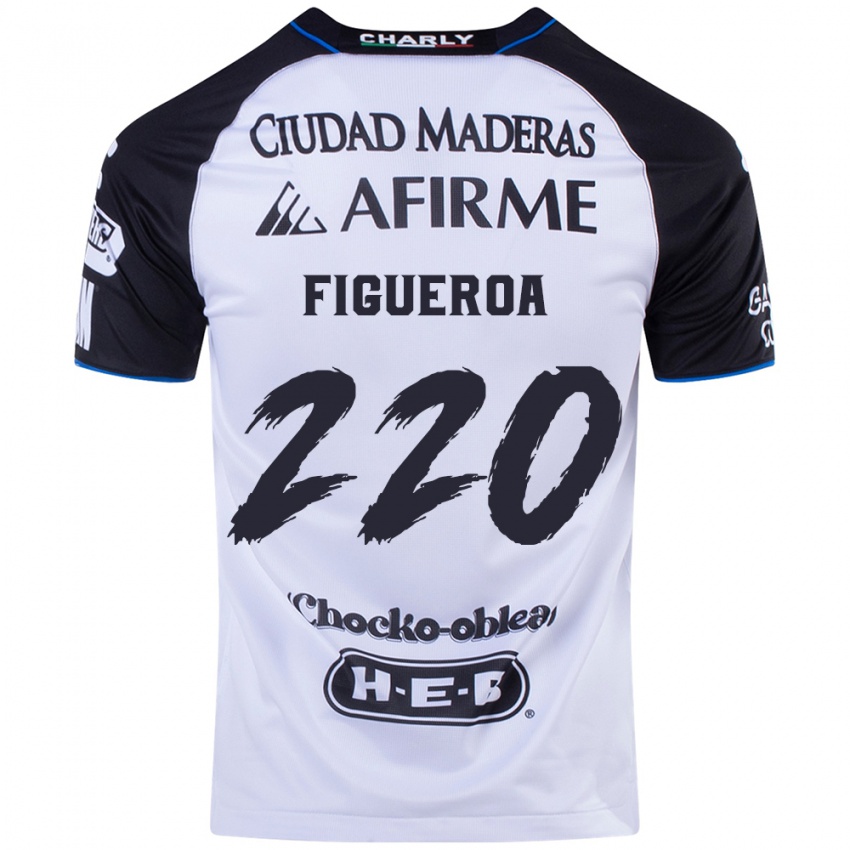 Niño Camiseta Christopher Figueroa #220 Azul Negro 1ª Equipación 2024/25 La Camisa México