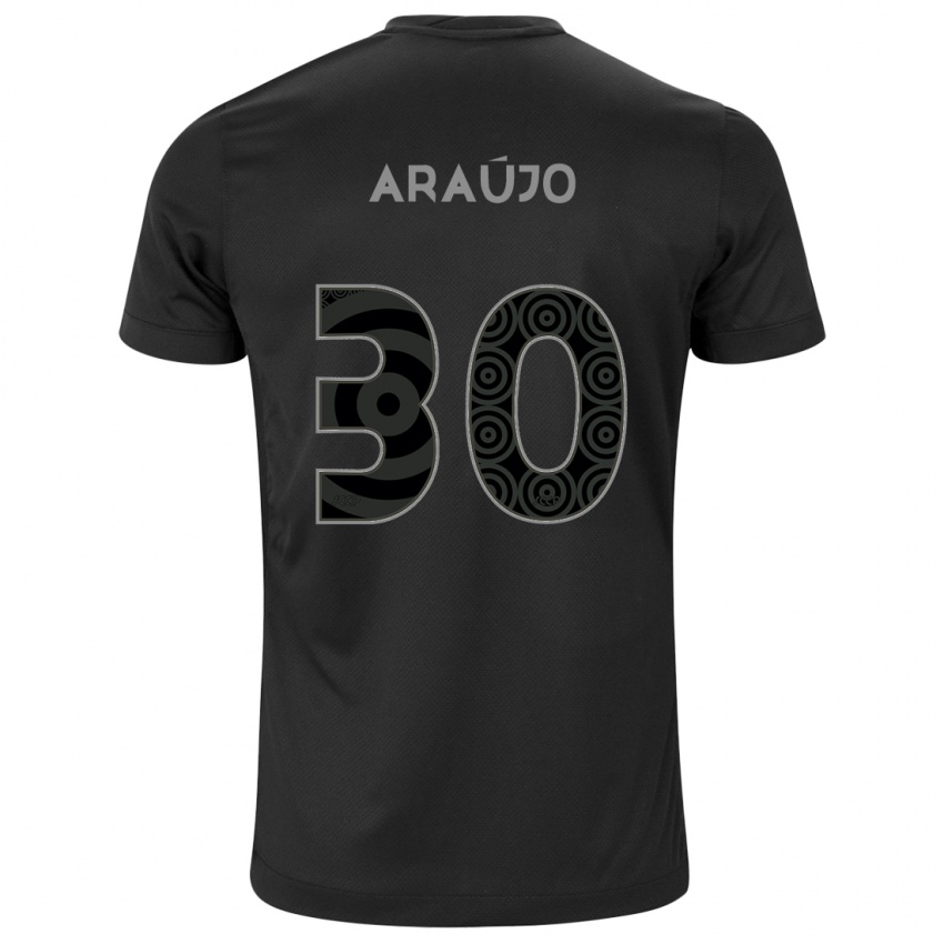 Niño Camiseta Matheus Araujo #30 Negro 2ª Equipación 2024/25 La Camisa México