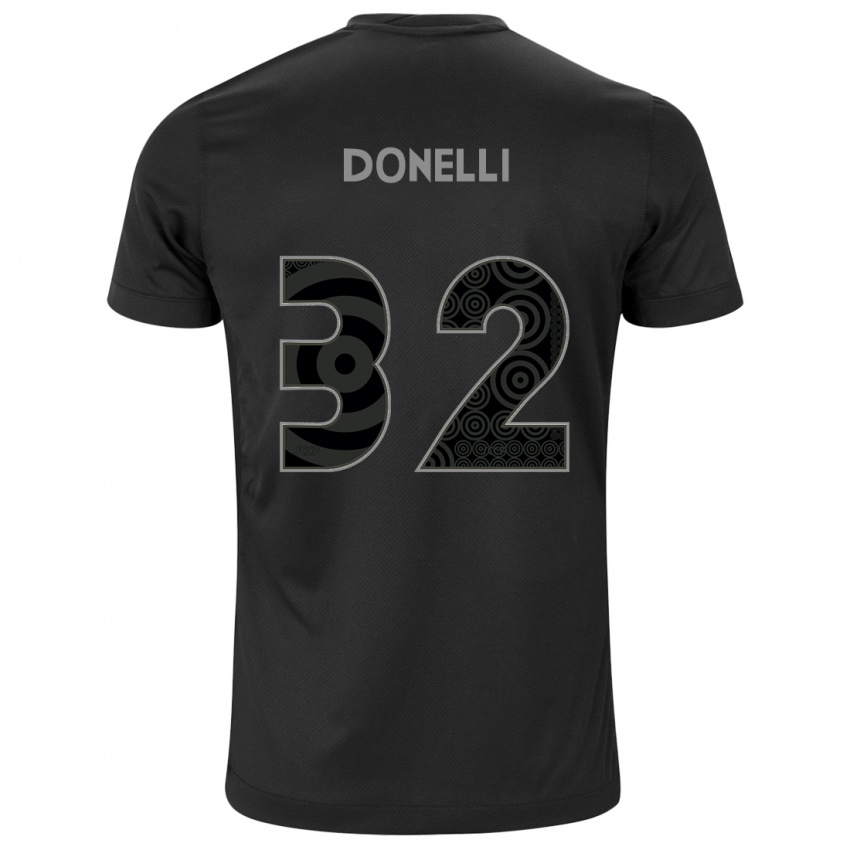 Niño Camiseta Matheus Donelli #32 Negro 2ª Equipación 2024/25 La Camisa México