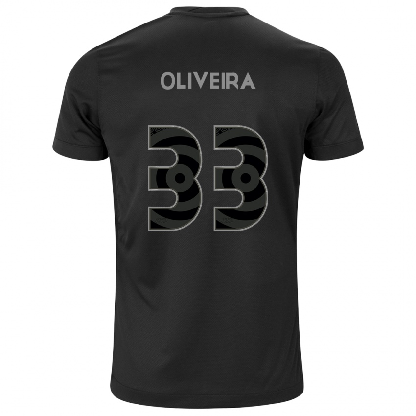 Niño Camiseta Ruan Oliveira #33 Negro 2ª Equipación 2024/25 La Camisa México