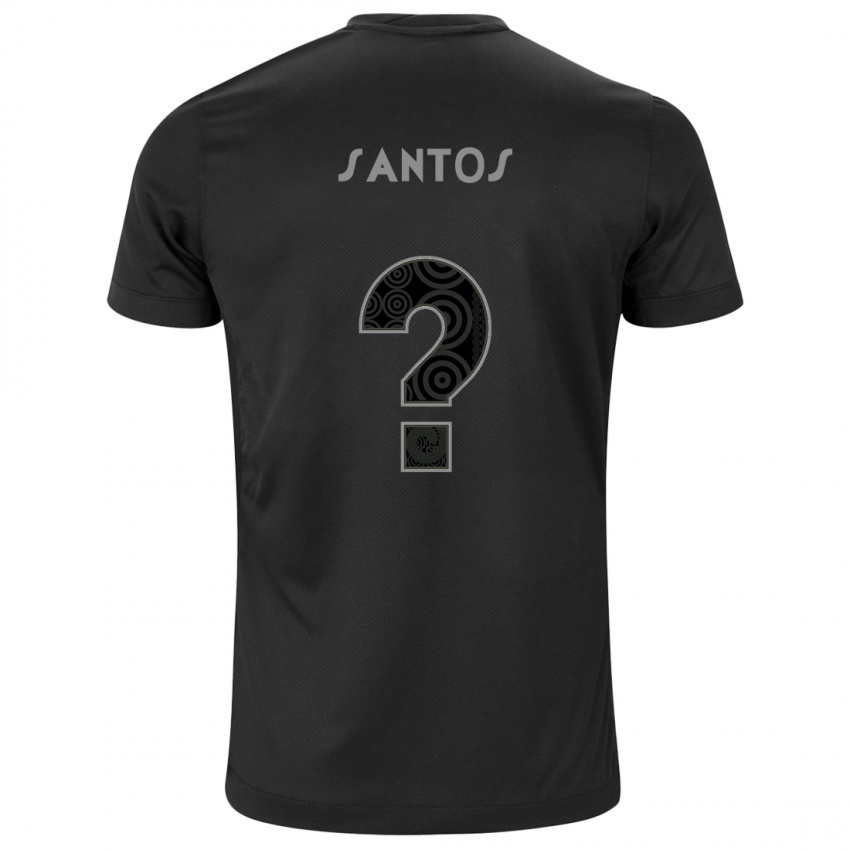 Niño Camiseta Renato Santos #0 Negro 2ª Equipación 2024/25 La Camisa México