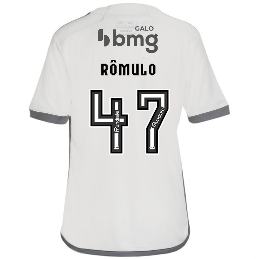 Niño Camiseta Rômulo #47 Blanquecino 2ª Equipación 2024/25 La Camisa México