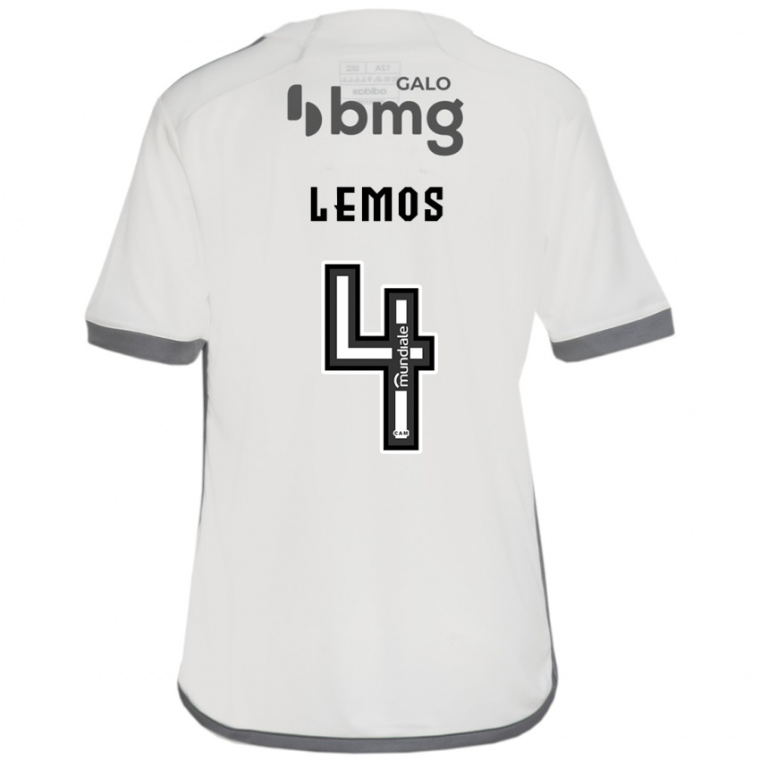 Niño Camiseta Mauricio Lemos #4 Blanquecino 2ª Equipación 2024/25 La Camisa México