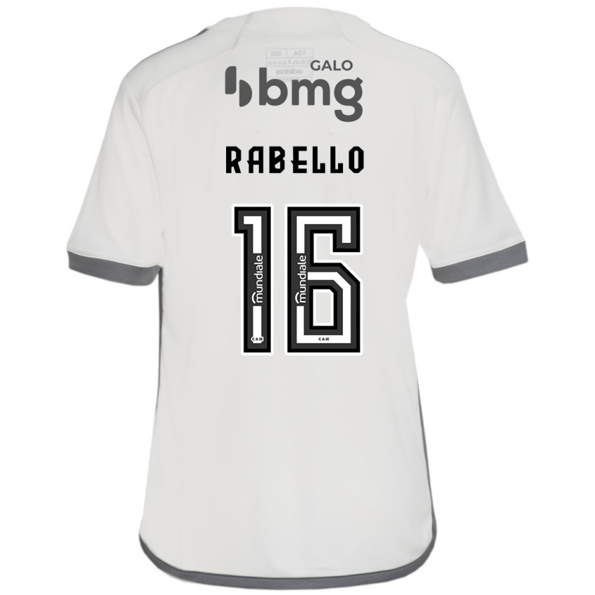 Niño Camiseta Igor Rabello #16 Blanquecino 2ª Equipación 2024/25 La Camisa México