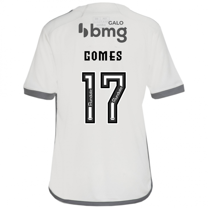 Niño Camiseta Igor Gomes #17 Blanquecino 2ª Equipación 2024/25 La Camisa México