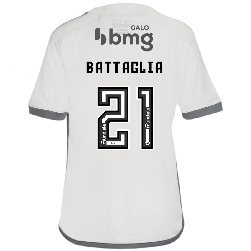 Niño Camiseta Rodrigo Battaglia #21 Blanquecino 2ª Equipación 2024/25 La Camisa México