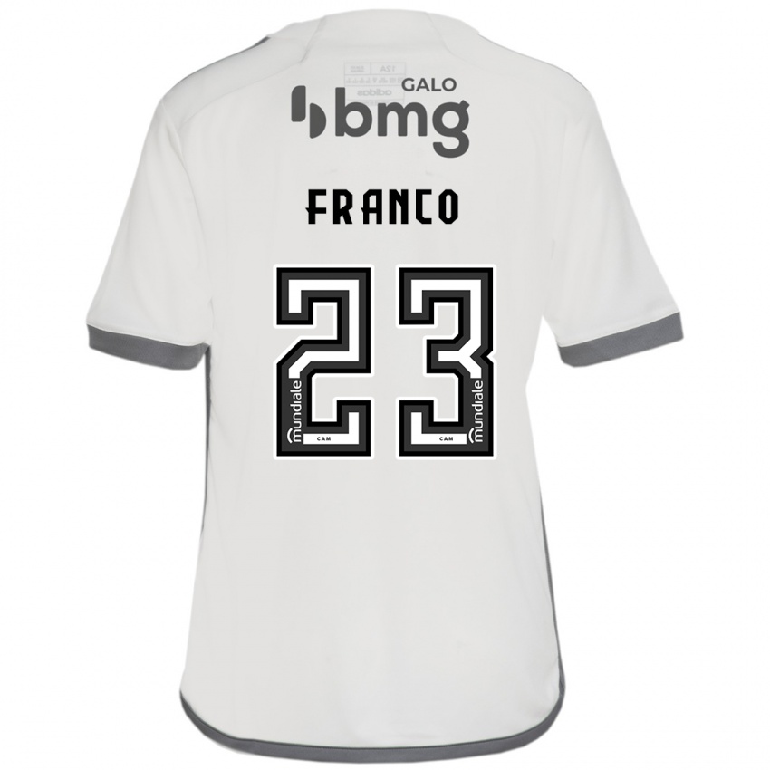 Niño Camiseta Alan Franco #23 Blanquecino 2ª Equipación 2024/25 La Camisa México