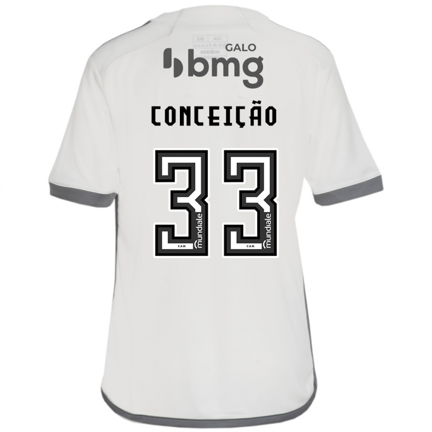 Niño Camiseta Robert Conceição #33 Blanquecino 2ª Equipación 2024/25 La Camisa México