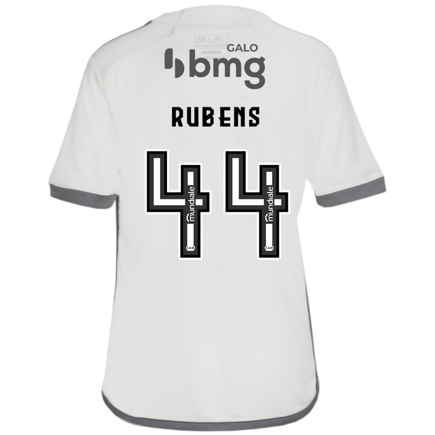 Niño Camiseta Rubens #44 Blanquecino 2ª Equipación 2024/25 La Camisa México