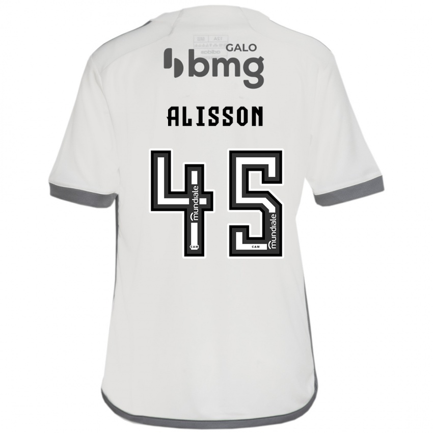 Niño Camiseta Alisson #45 Blanquecino 2ª Equipación 2024/25 La Camisa México