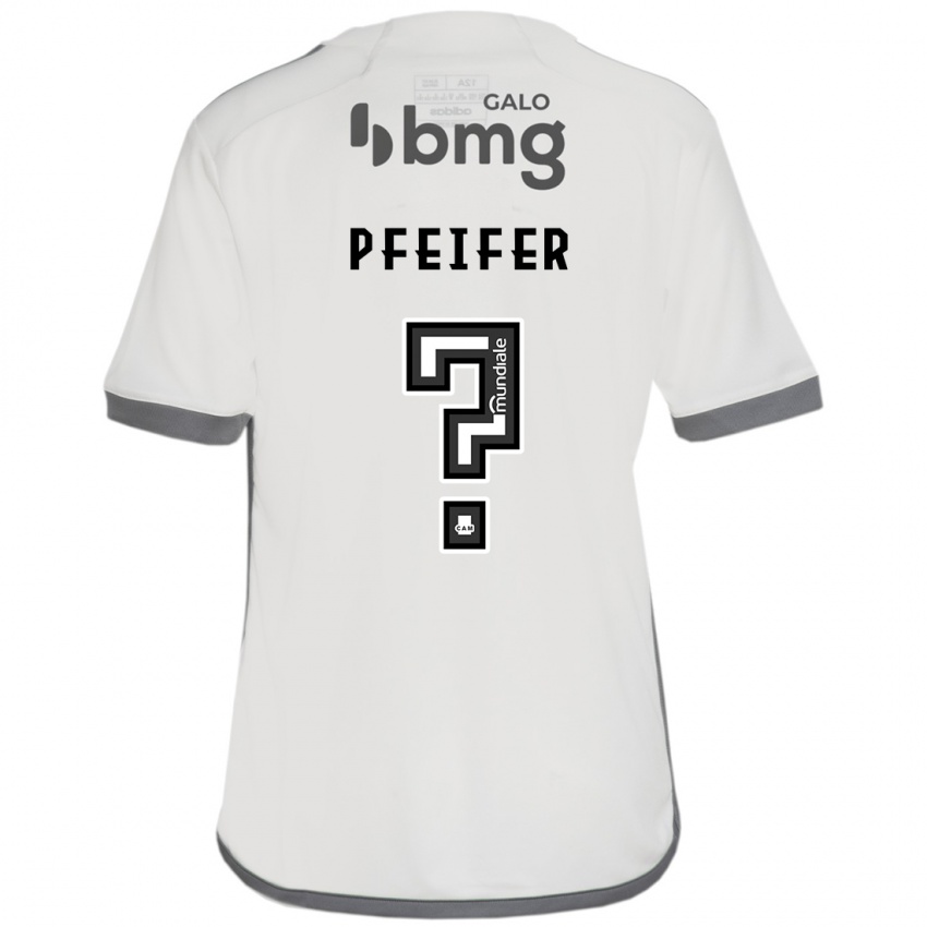 Niño Camiseta Gabriel Pfeifer #0 Blanquecino 2ª Equipación 2024/25 La Camisa México