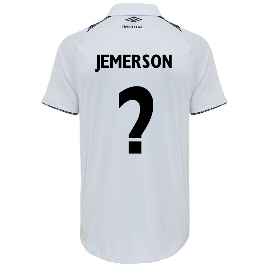 Niño Camiseta Jemerson #0 Blanco Azul 2ª Equipación 2024/25 La Camisa México