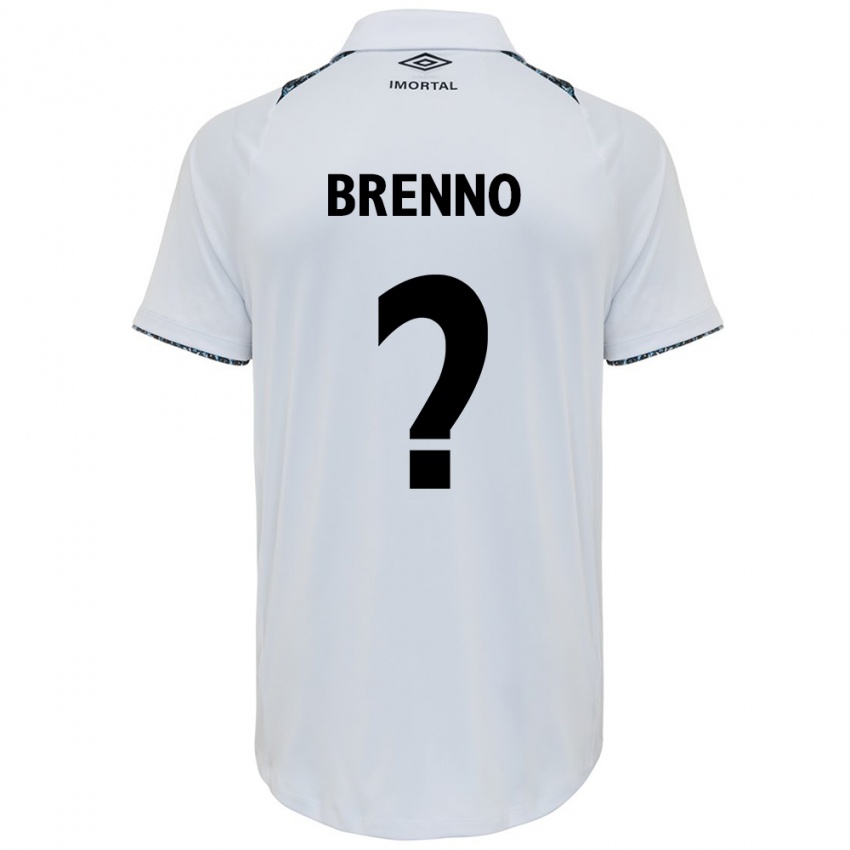 Niño Camiseta Brenno #0 Blanco Azul 2ª Equipación 2024/25 La Camisa México