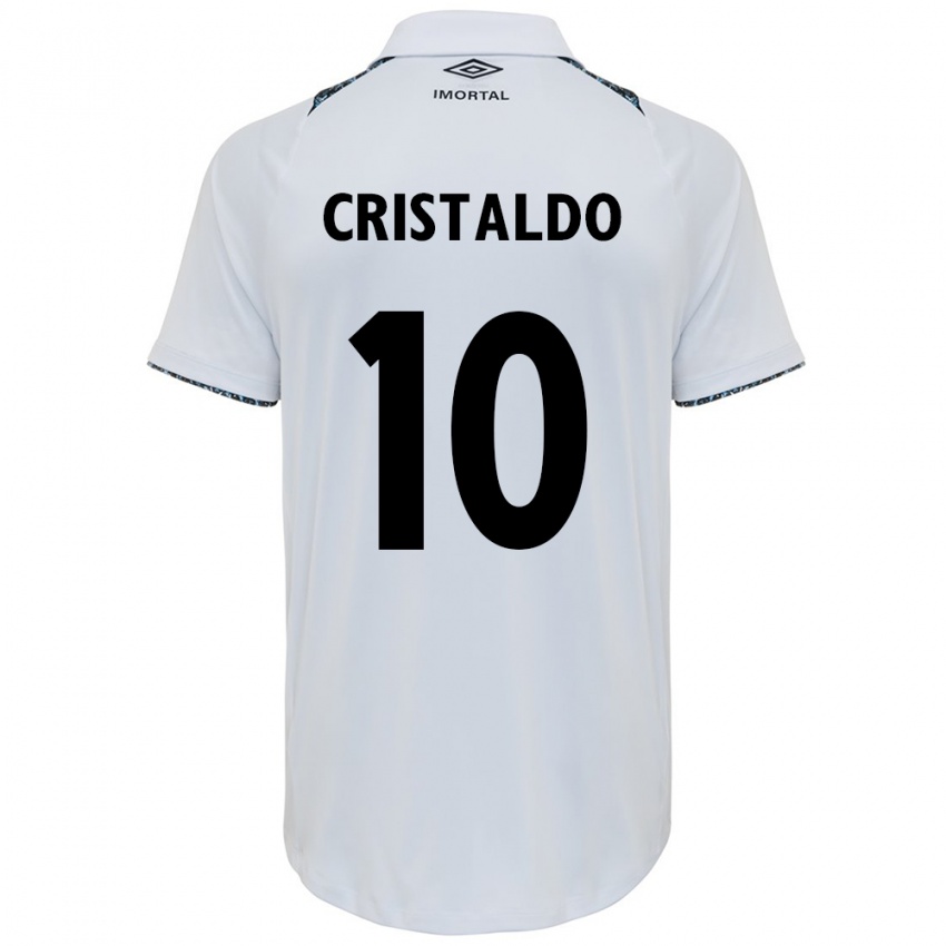 Niño Camiseta Franco Cristaldo #10 Blanco Azul 2ª Equipación 2024/25 La Camisa México