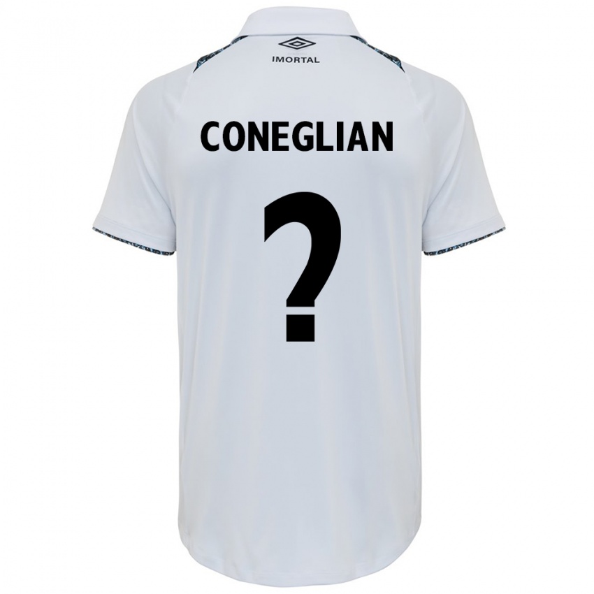 Niño Camiseta Arthur Coneglian #0 Blanco Azul 2ª Equipación 2024/25 La Camisa México