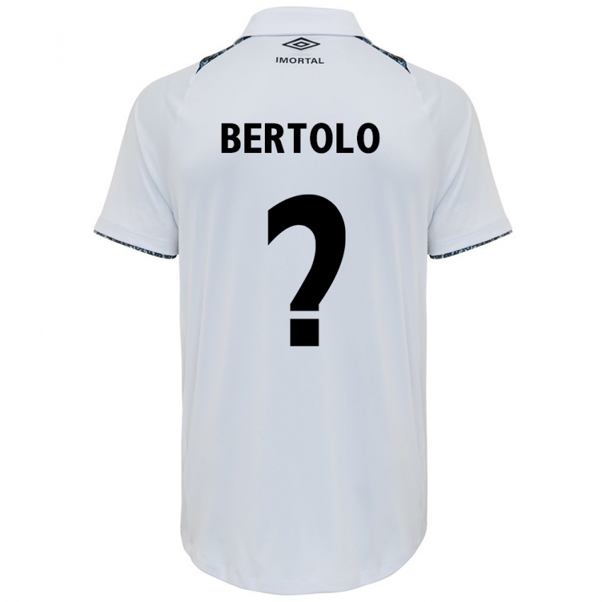 Niño Camiseta Mateus Bertolo #0 Blanco Azul 2ª Equipación 2024/25 La Camisa México