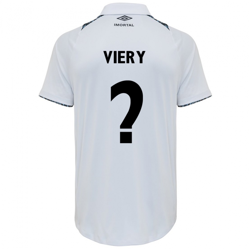 Niño Camiseta Viery #0 Blanco Azul 2ª Equipación 2024/25 La Camisa México