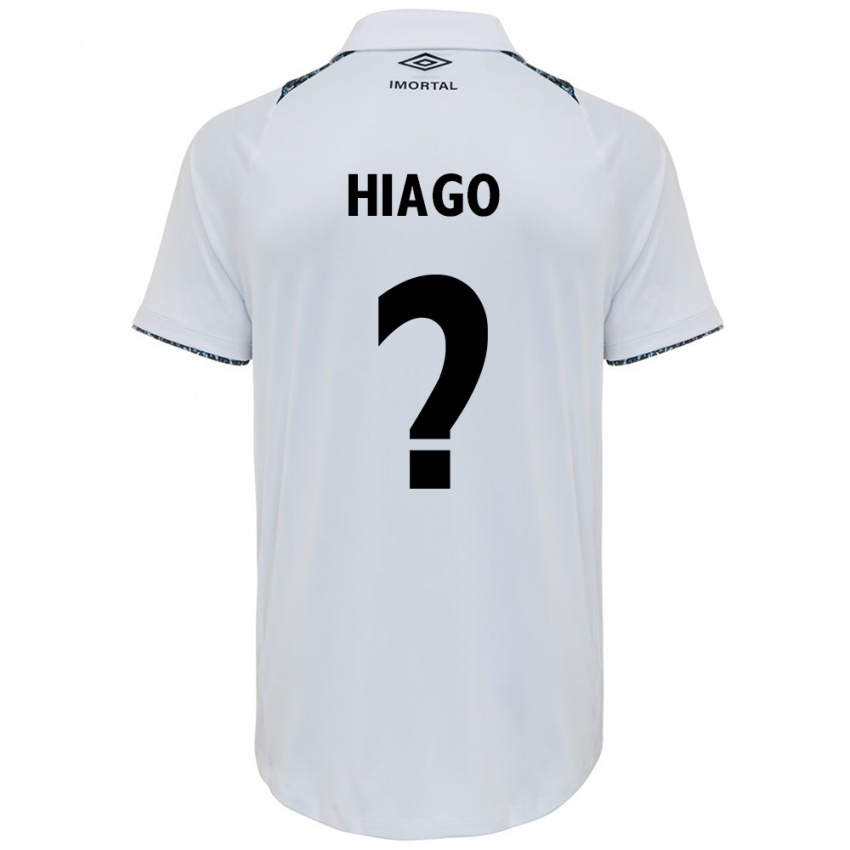 Niño Camiseta Hiago #0 Blanco Azul 2ª Equipación 2024/25 La Camisa México