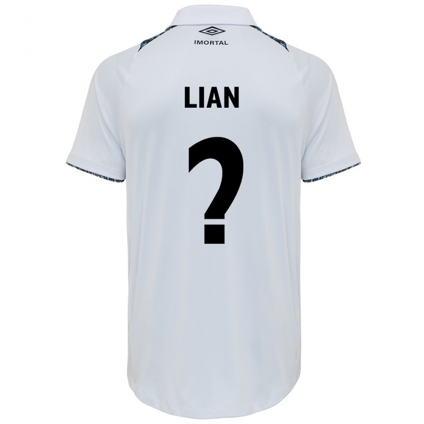 Niño Camiseta Lian #0 Blanco Azul 2ª Equipación 2024/25 La Camisa México