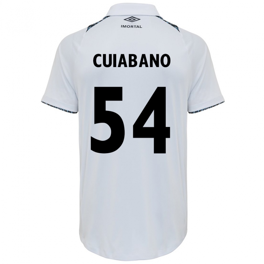 Niño Camiseta Cuiabano #54 Blanco Azul 2ª Equipación 2024/25 La Camisa México