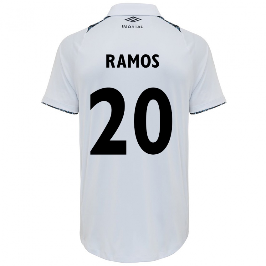 Niño Camiseta Mónica Ramos #20 Blanco Azul 2ª Equipación 2024/25 La Camisa México