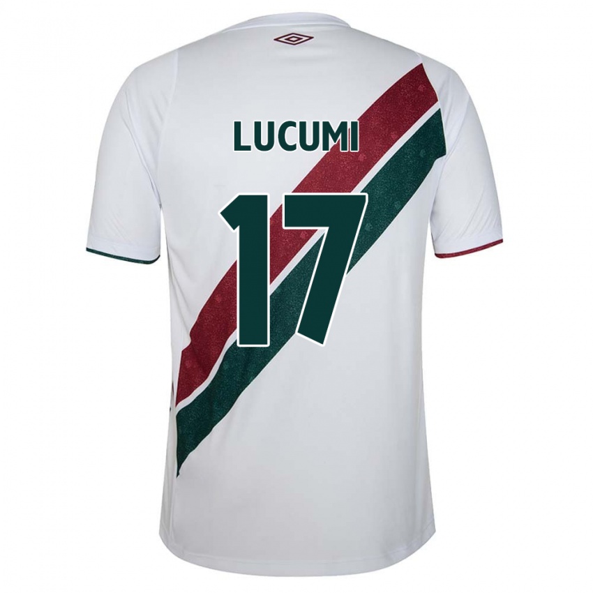 Niño Camiseta Jan Lucumi #17 Blanco Verde Granate 2ª Equipación 2024/25 La Camisa México