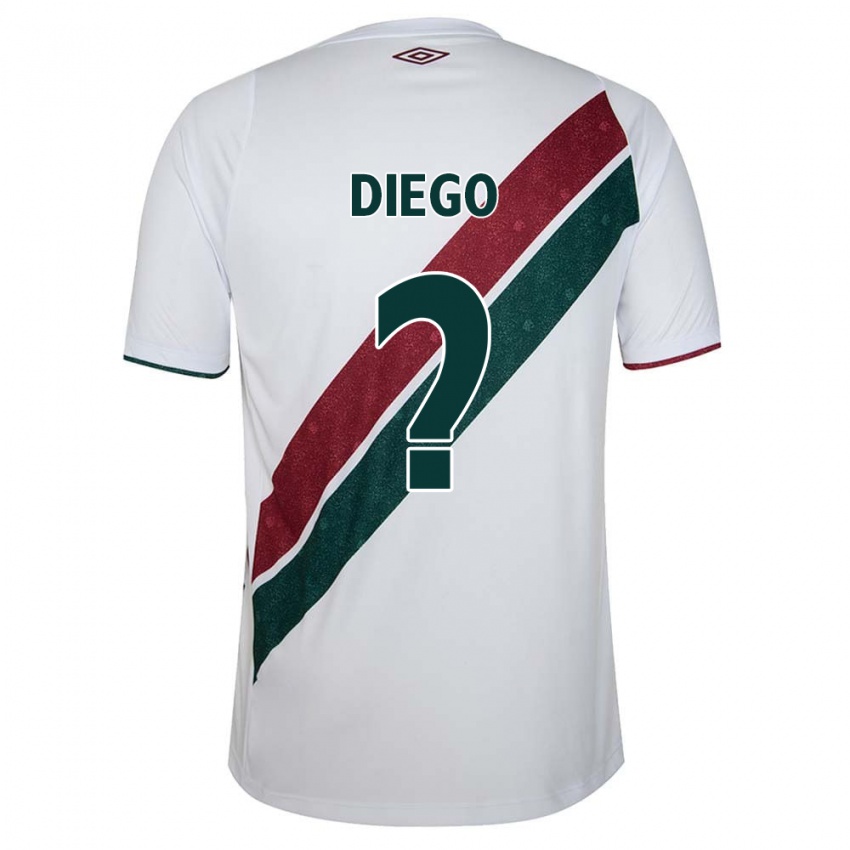 Niño Camiseta Diego #0 Blanco Verde Granate 2ª Equipación 2024/25 La Camisa México