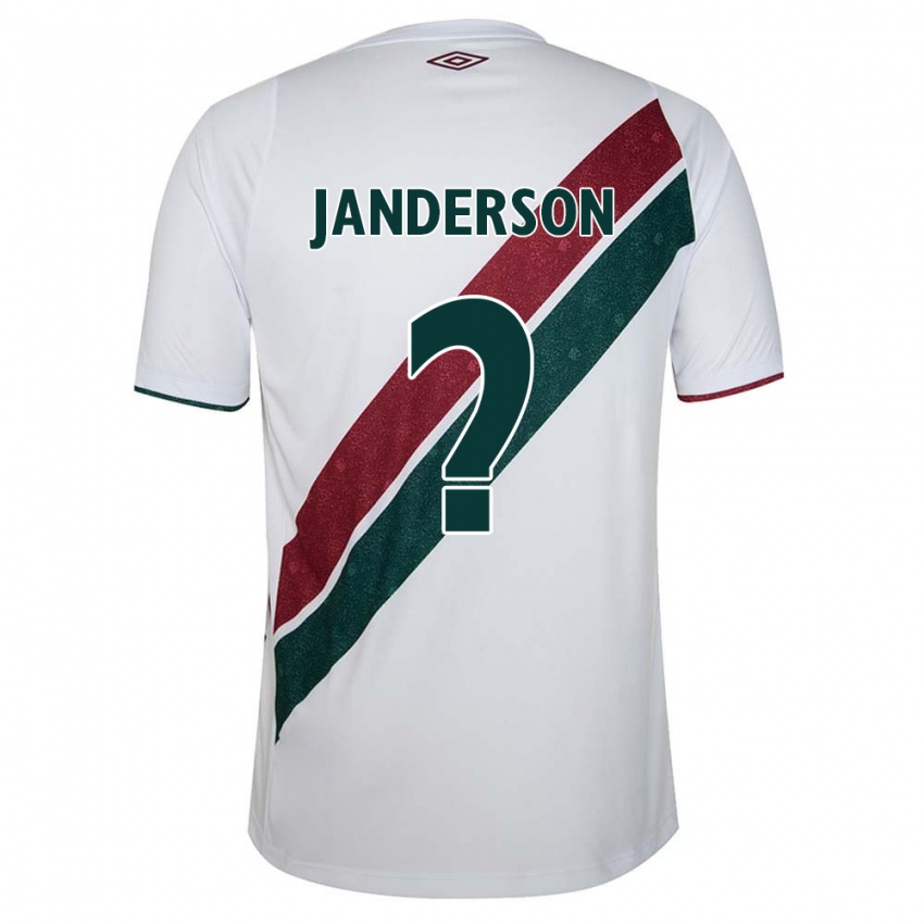 Niño Camiseta Janderson #0 Blanco Verde Granate 2ª Equipación 2024/25 La Camisa México