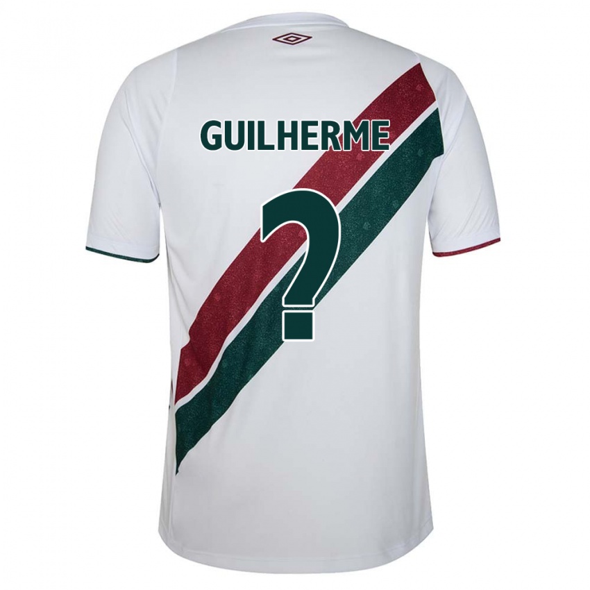 Niño Camiseta Luiz Guilherme #0 Blanco Verde Granate 2ª Equipación 2024/25 La Camisa México