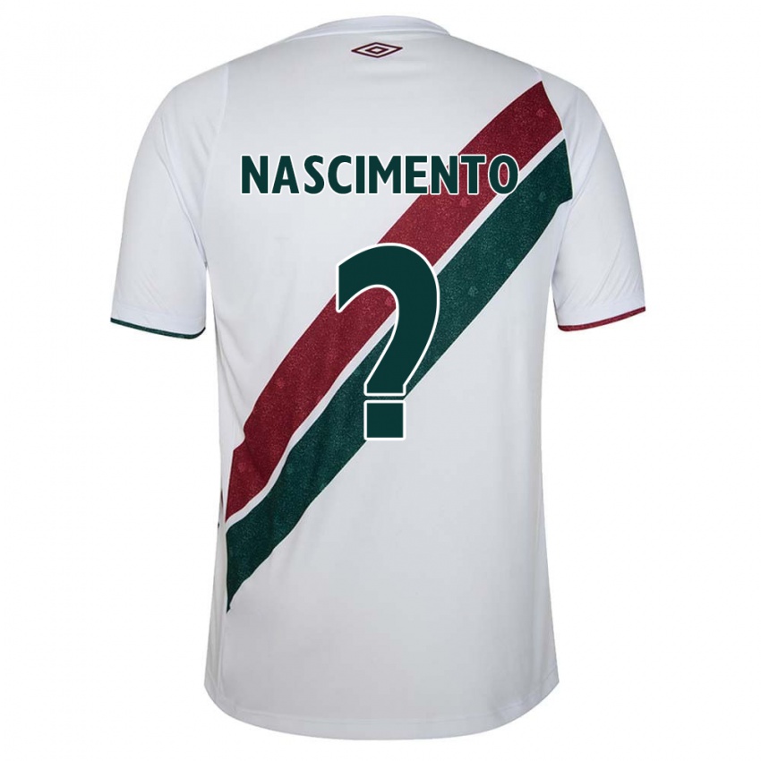 Niño Camiseta Hiago Nascimento #0 Blanco Verde Granate 2ª Equipación 2024/25 La Camisa México