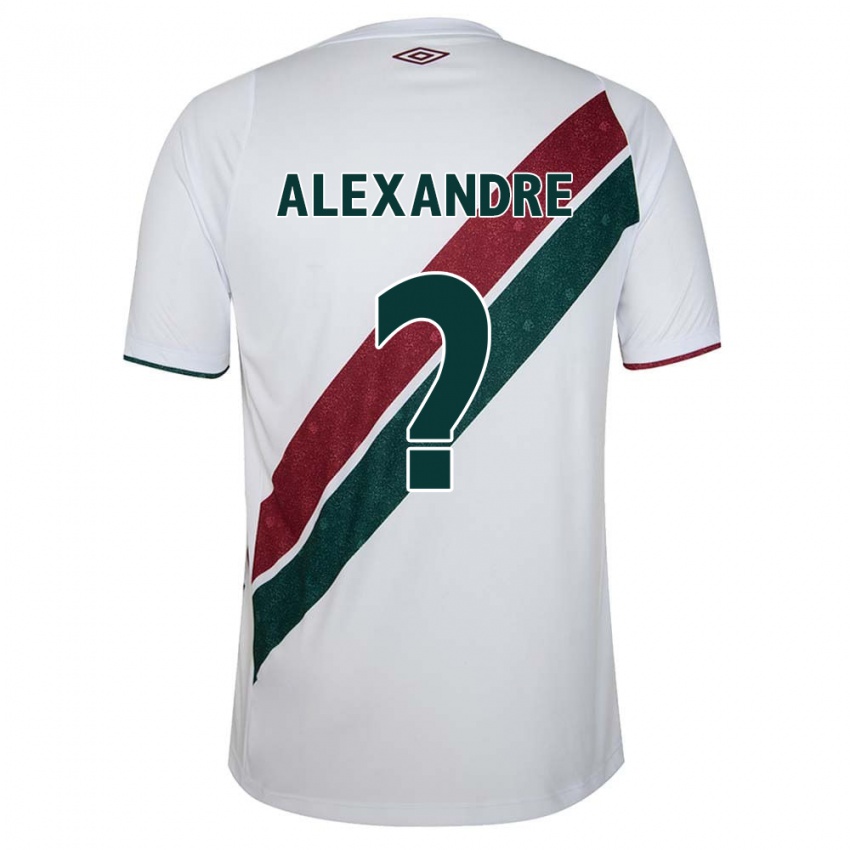 Niño Camiseta Alexandre #0 Blanco Verde Granate 2ª Equipación 2024/25 La Camisa México