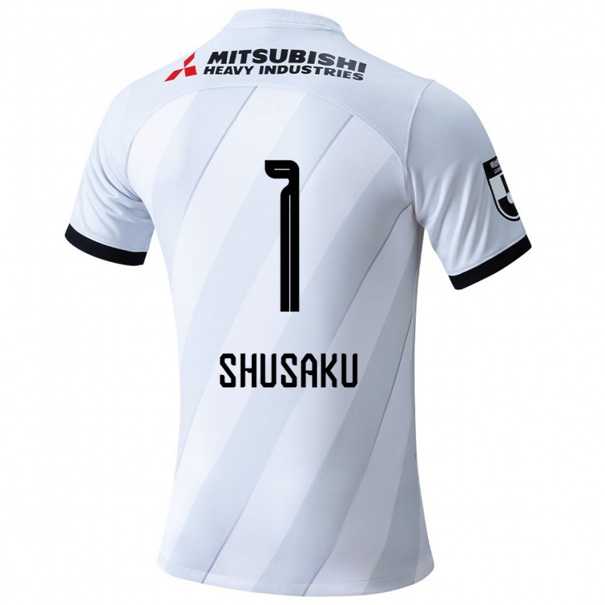 Niño Camiseta Shusaku Nishikawa #1 Gris Blanco 2ª Equipación 2024/25 La Camisa México