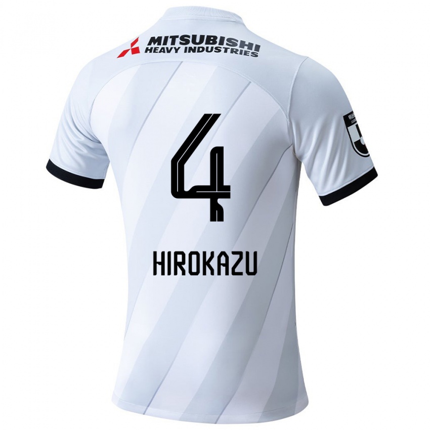 Niño Camiseta Hirokazu Ishihara #4 Gris Blanco 2ª Equipación 2024/25 La Camisa México