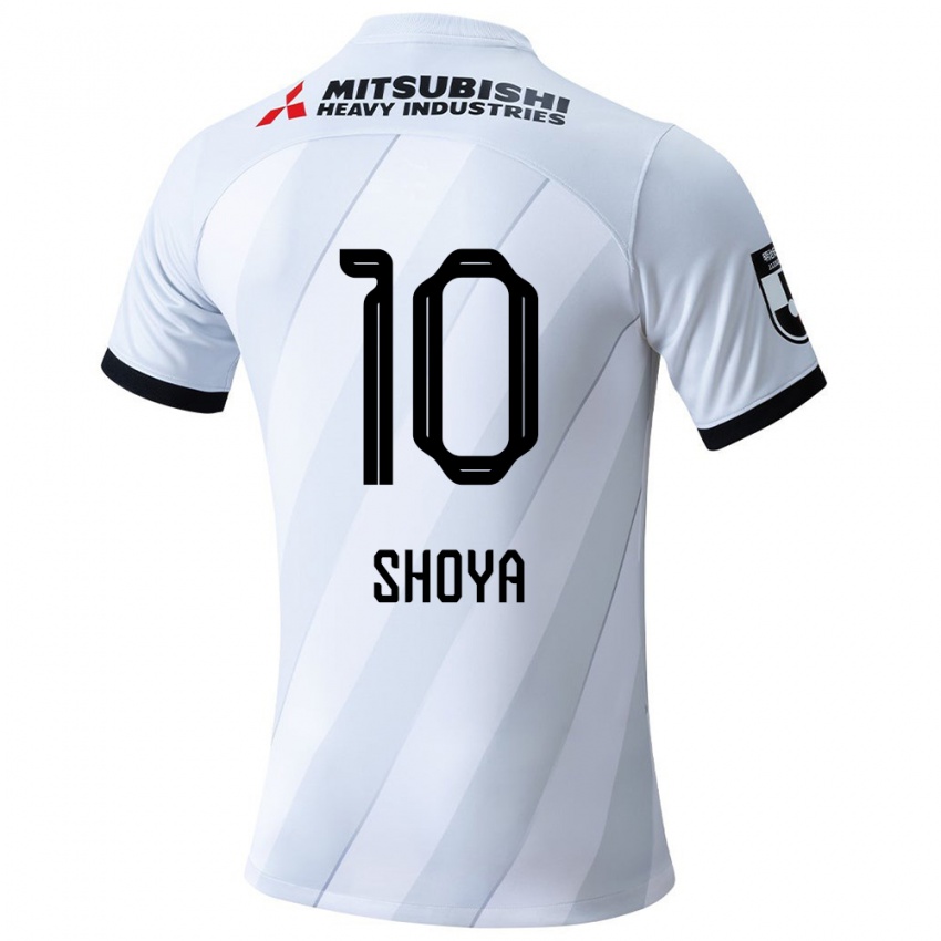 Niño Camiseta Shoya Nakajima #10 Gris Blanco 2ª Equipación 2024/25 La Camisa México