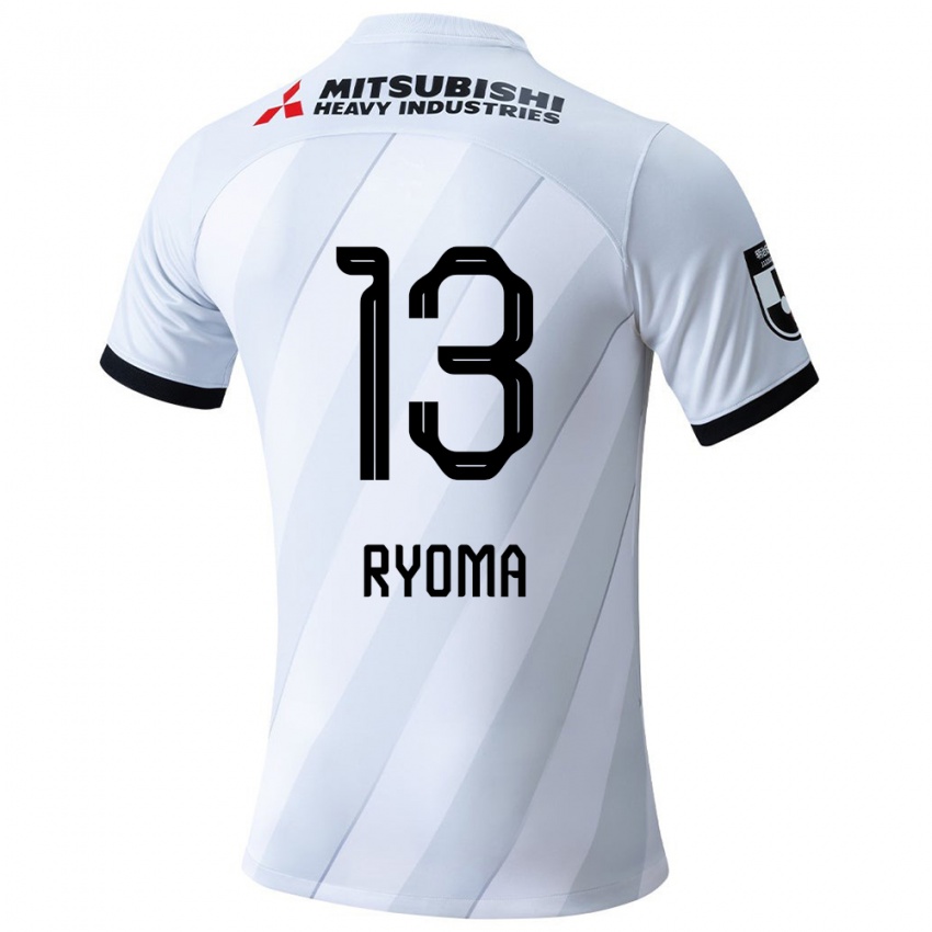 Niño Camiseta Ryoma Watanabe #13 Gris Blanco 2ª Equipación 2024/25 La Camisa México