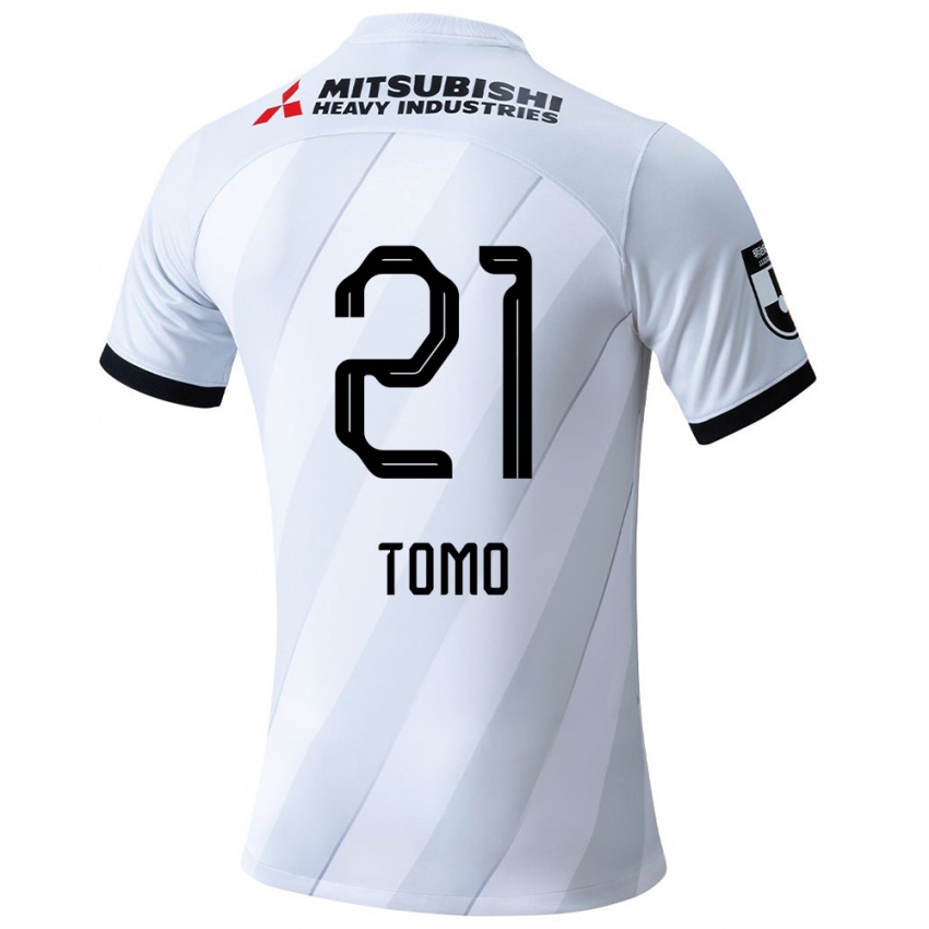 Niño Camiseta Tomoaki Okubo #21 Gris Blanco 2ª Equipación 2024/25 La Camisa México