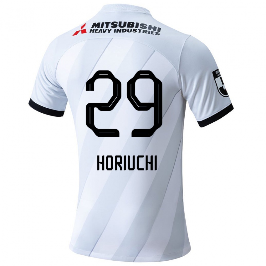 Niño Camiseta Yota Horiuchi #29 Gris Blanco 2ª Equipación 2024/25 La Camisa México