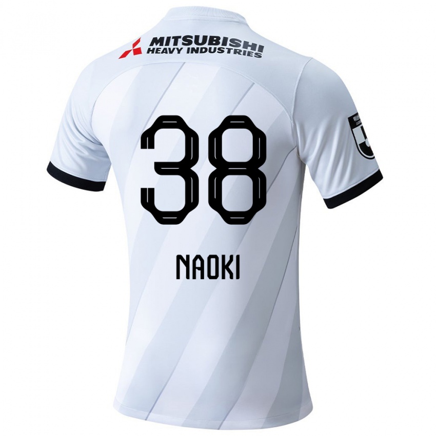 Niño Camiseta Naoki Maeda #38 Gris Blanco 2ª Equipación 2024/25 La Camisa México