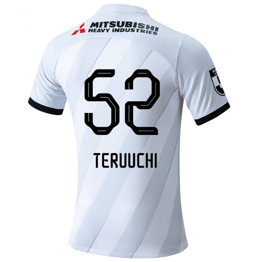 Niño Camiseta Toshikazu Teruuchi #52 Gris Blanco 2ª Equipación 2024/25 La Camisa México