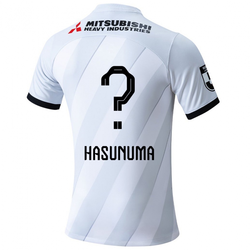 Niño Camiseta Shunsuke Hasunuma #0 Gris Blanco 2ª Equipación 2024/25 La Camisa México