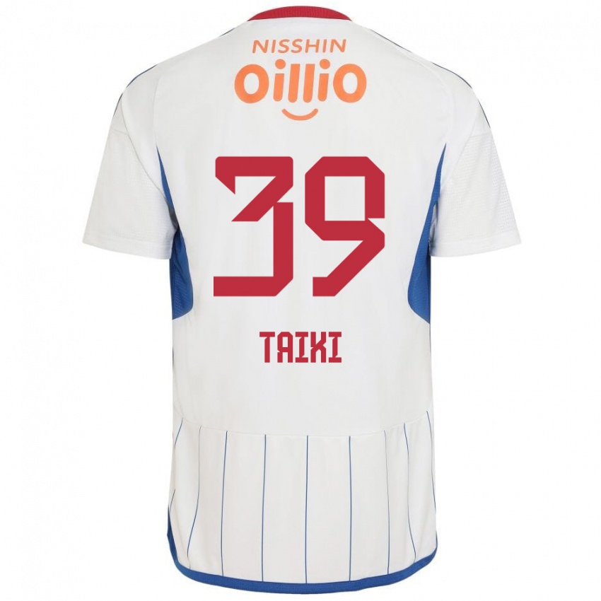 Niño Camiseta Taiki Watanabe #39 Blanco Azul Rojo 2ª Equipación 2024/25 La Camisa México